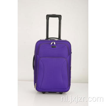 Softsided Rolling Purple Luggage